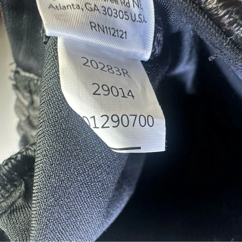 Spanx Leather Like Joggers Black Noir‎ Size XL Women's Spanx pants joggers
